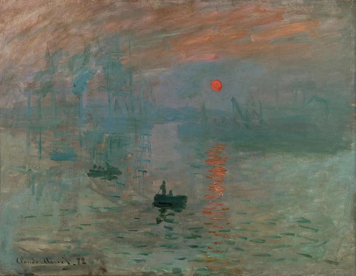 Original Painting of 'Impression, Sunrise' by Claude Monet